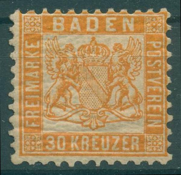 BADEN_1862_Nr_22_ungebraucht_Bild1