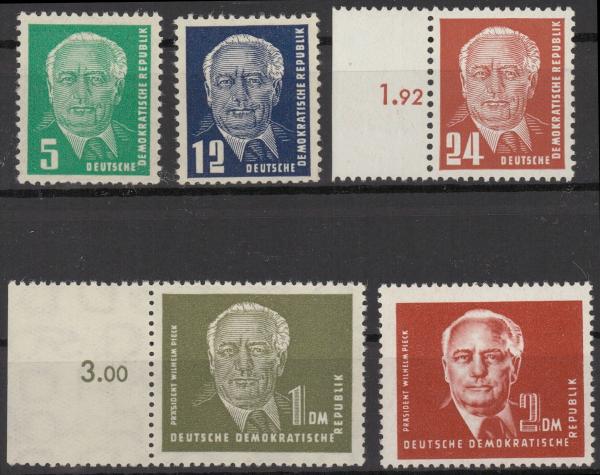 DDR_1950_Nr_251_255_postfrisch_Bild1