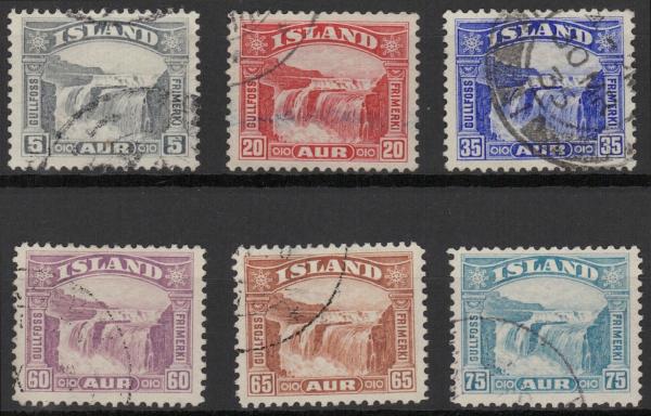 ISLAND_1931_Nr_150_155_gestempelt_Bild1