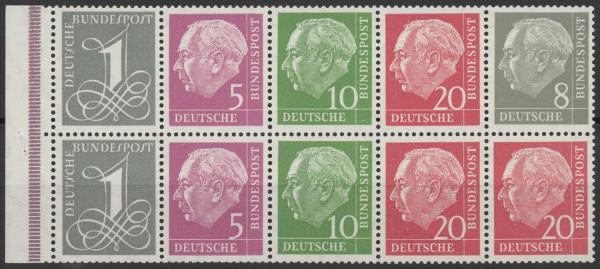 BUND_1958_HBl_8YII_postfrisch_Bild1