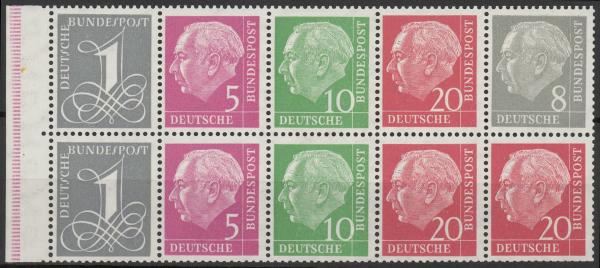 BUND_1958_HBl_8X_postfrisch_Bild1