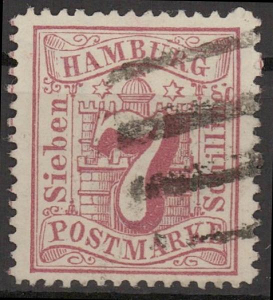 HAMBURG_1865_Nr_19_gestempelt_Bild1