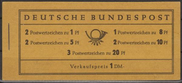 BUND_1958/1960_MH_4X_postfrisch_Bild1