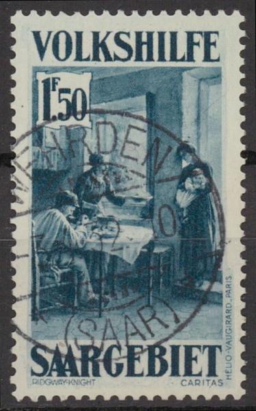 SAARGEBIET_1931_Nr_154_gestempelt_Bild1