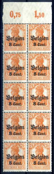 LP_BELGIEN_1916_Nr_12_postfrisch_Bild1