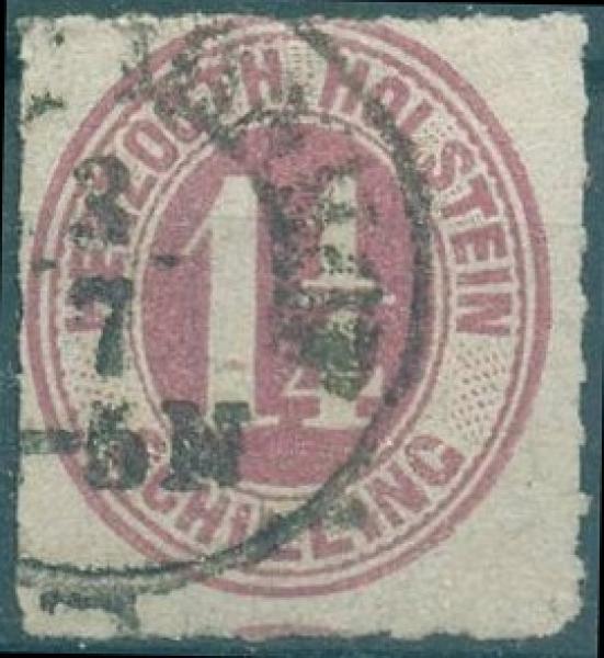 SCHLESWIG_HOLSTEIN_1865_Nr_22_gestempelt_Bild1