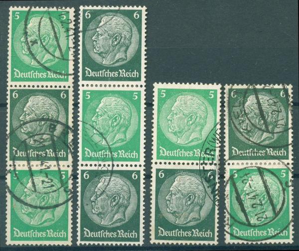 DEUTSCHES_REICH_1939_ZD_Nr_S187_190_gestempelt_Bild1