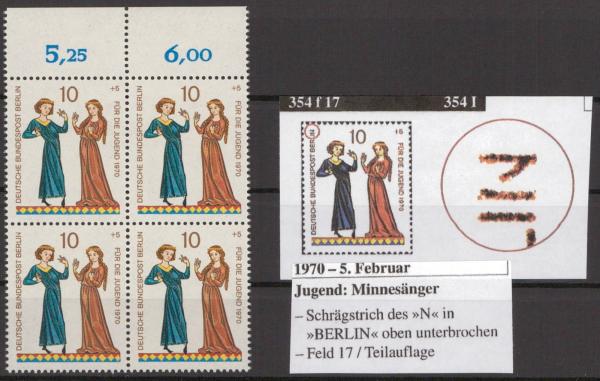BERLIN_1971_PLATTENFEHLER_Nr_354_I_postfrisch_Bild1