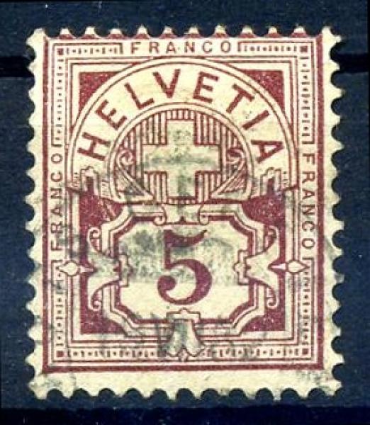 SCHWEIZ_1882_Nr_46_gestempelt_Bild1
