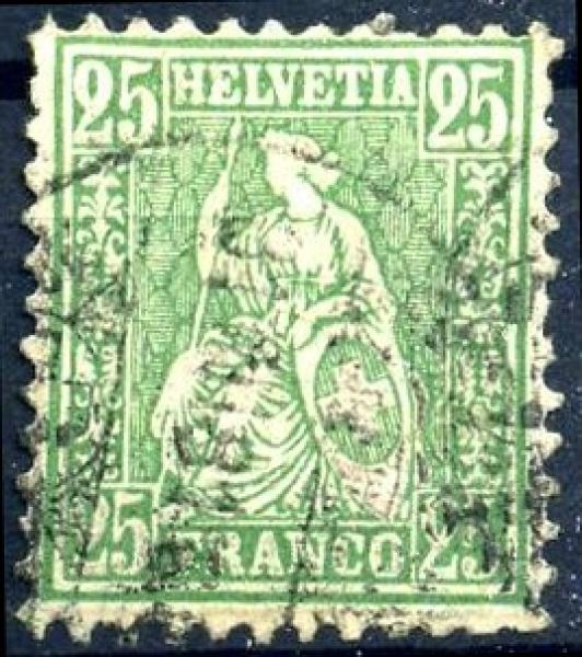 SCHWEIZ_1881_Nr_41_gestempelt_Bild1