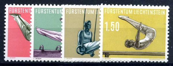 LIECHTENSTEIN_1957_Nr_353_356_postfrisch_Bild1