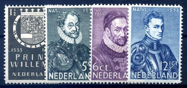 NIEDERLANDE_1933_Nr_257_260_ungebraucht_Bild1