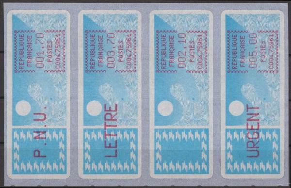 FRANKREICH_1985_ATM_Nr_6_ZS2_postfrisch_Bild1