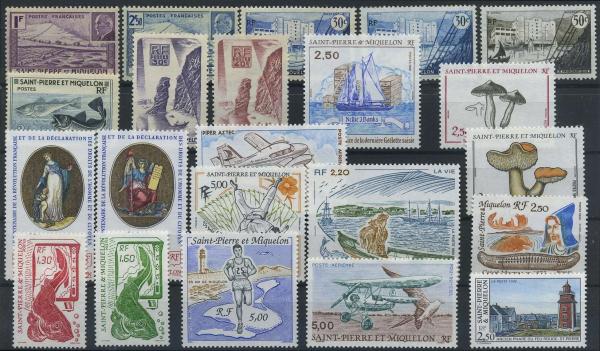 S.PIERRE_ET_MIQUELON_Lot__postfrisch_Bild1