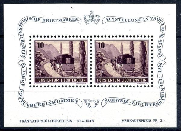 LIECHTENSTEIN_1946_Bl.4_postfrisch_Bild1