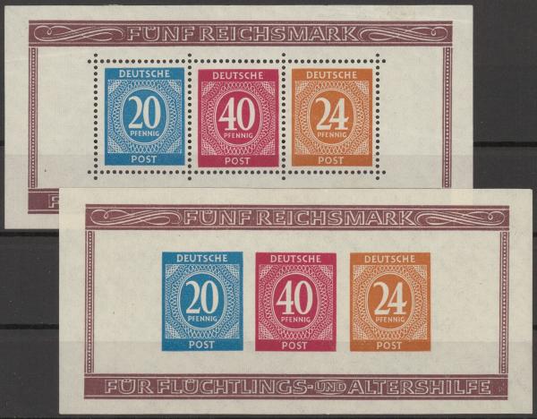 KONTROLLRAT_1946_Bl.12A/B_ungebraucht_Bild1