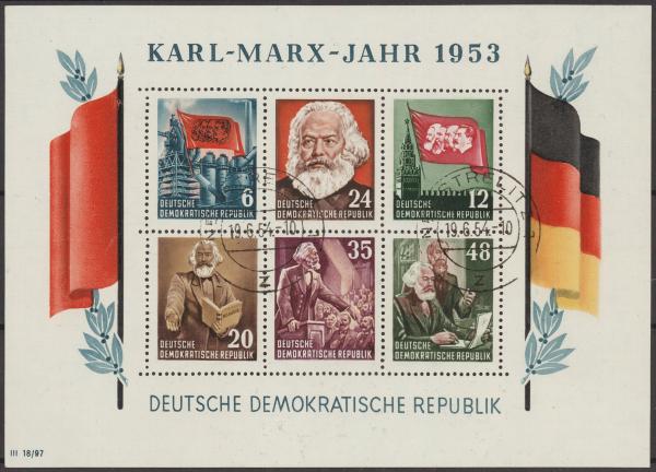 DDR_1953_Bl.8A_gestempelt_Bild1