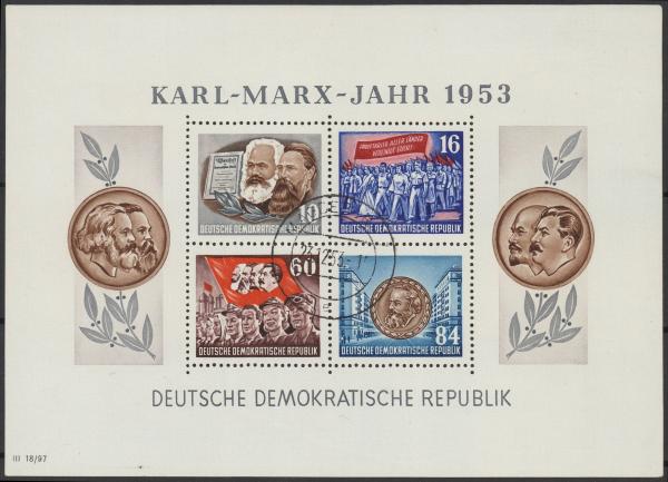 DDR_1953_Bl.9A_gestempelt_Bild1
