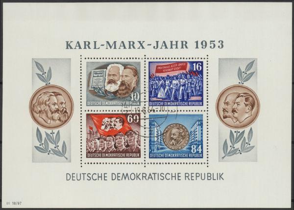 DDR_1953_Bl.9A_gestempelt_Bild1