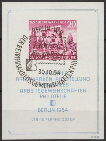 DDR_1954_Bl.10_gestempelt_Bild1