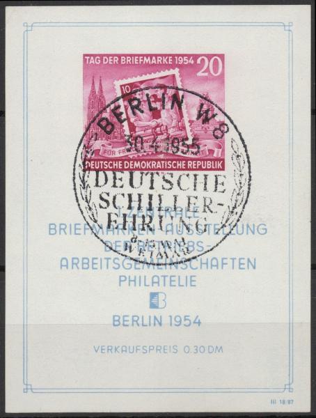 DDR_1954_Bl.10_gestempelt_Bild1