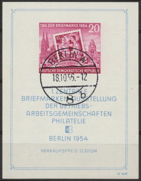 DDR_1954_Bl.10_gestempelt_Bild1
