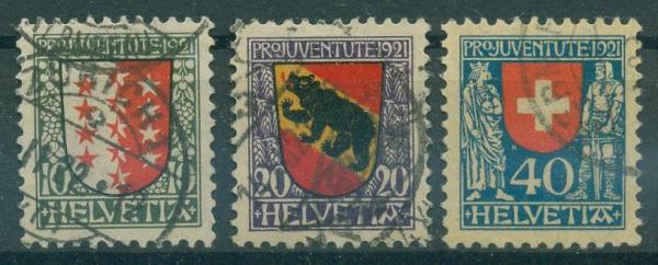 SCHWEIZ_1921_Nr_172_174_gestempelt_Bild1