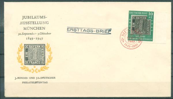 BUND_1949_Nr_113_Ersttagsbrief_Bild1