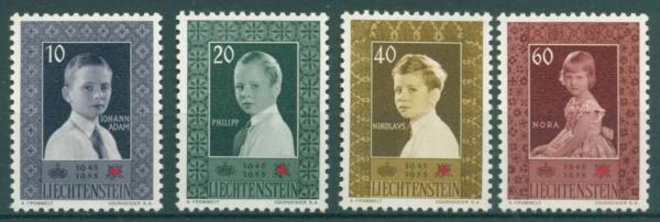 LIECHTENSTEIN_1955_Nr_338_341_postfrisch_Bild1