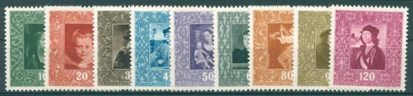 LIECHTENSTEIN_1949_Nr_268_276_postfrisch_Bild1