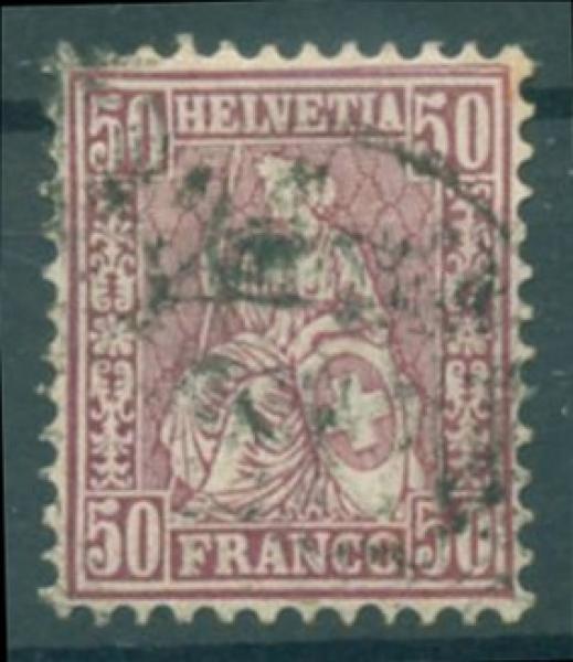 SCHWEIZ_1867_Nr_35_gestempelt_Bild1