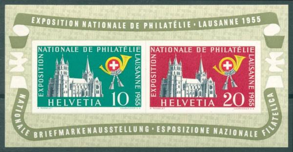 SCHWEIZ_1955_Nr_Bl.15_postfrisch_Bild1