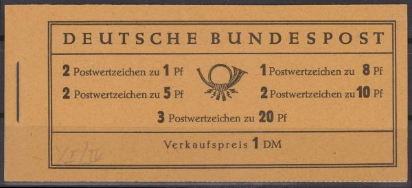 BUND_1958/1960_MH_4YII_postfrisch_Bild1
