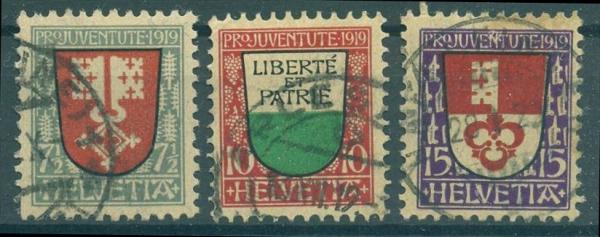 SCHWEIZ_1919_Nr_149_151_gestempelt_Bild1