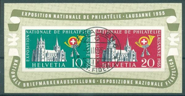 SCHWEIZ_1955_Bl.15_gestempelt_Bild1