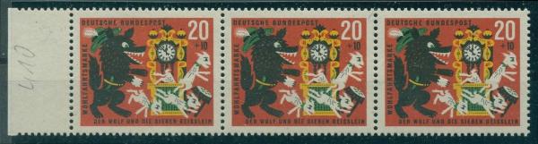 BUND_1963_PLATTENFEHLER_Nr_410_f38_postfrisch_Bild1