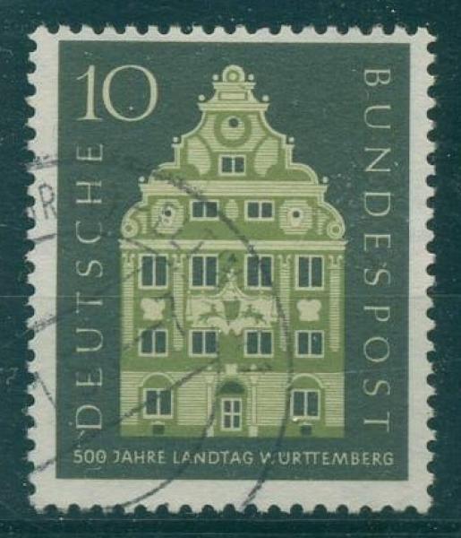 BUND_1957_PLATTENFEHLER_Nr_279_f4_gestempelt_Bild1