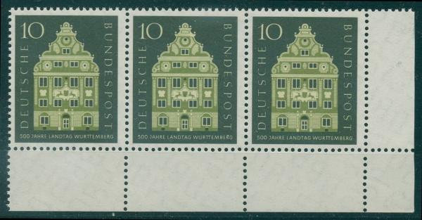 BUND_1957_PLATTENFEHLER_Nr_279_f49_postfrisch_Bild1