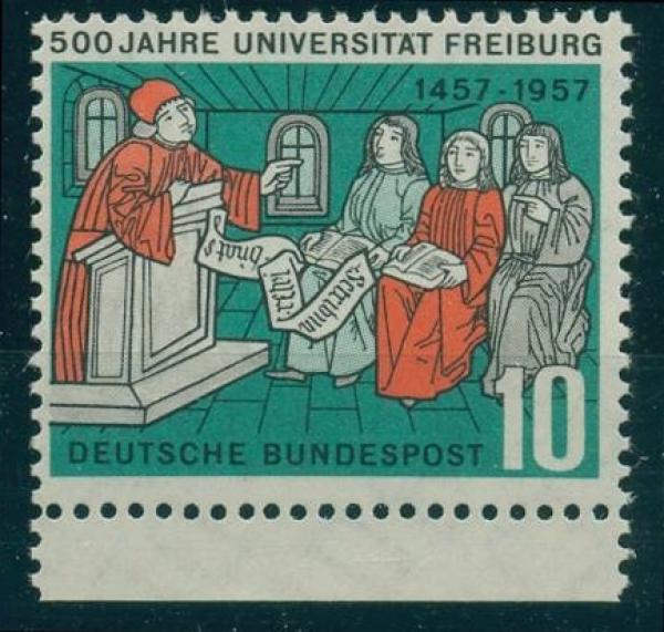 BUND_1957_PLATTENFEHLER_Nr_256_f50_postfrisch_Bild1