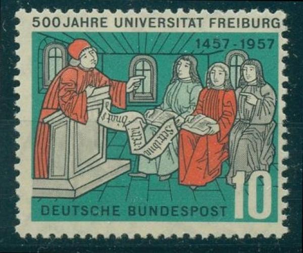 BUND_1957_PLATTENFEHLER_Nr_256_f12_postfrisch_Bild1