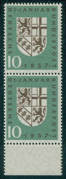 BUND_1957_PLATTENFEHLER_Nr_249_f35_postfrisch_Bild1