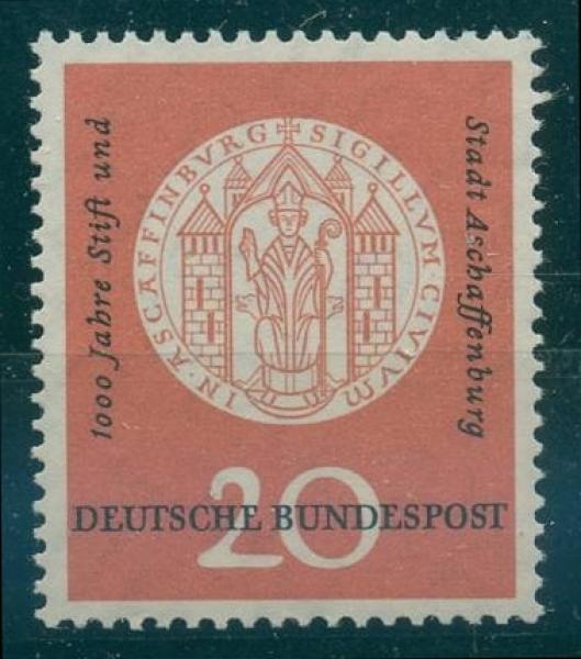 BUND_1957_PLATTENFEHLER_Nr_255_f5_postfrisch_Bild1