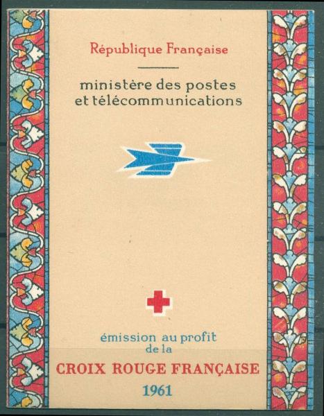 FRANKREICH_MARKENHEFT_1961_Nr_1376_1377_gestempelt_Bild1