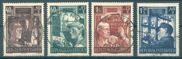 OESTERREICH_1951_Nr_960_963_gestempelt_Bild1