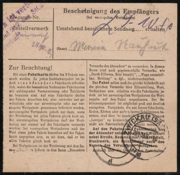 SBZ_1948_Interessante_Paketkarte_mit_Nr_203_gestempelt_Bild2