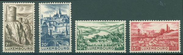 LUXEMBURG_1948_Nr_431_434_postfrisch_Bild1