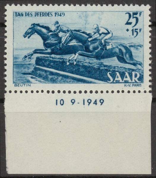 SAARLAND_1949_Nr_266_Br_postfrisch_Bild1