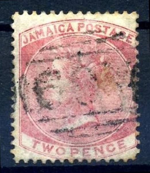 JAMAIKA_1860_Nr_2_gestempelt_Bild1
