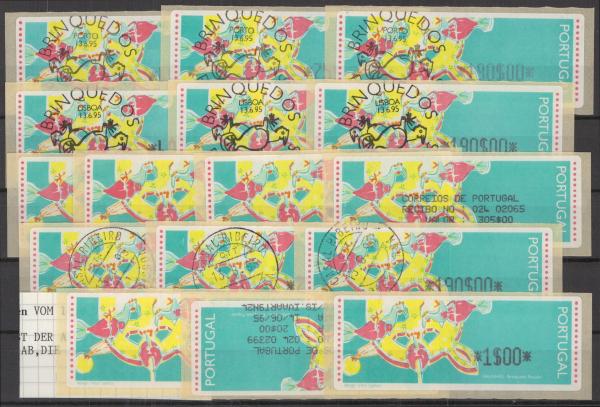 Lot_AUTOMATENMARKEN_gestempelt_und__postfrisch_Bild1