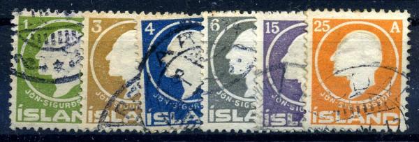 ISLAND_1911_Nr_63_68_gestempelt_Bild1